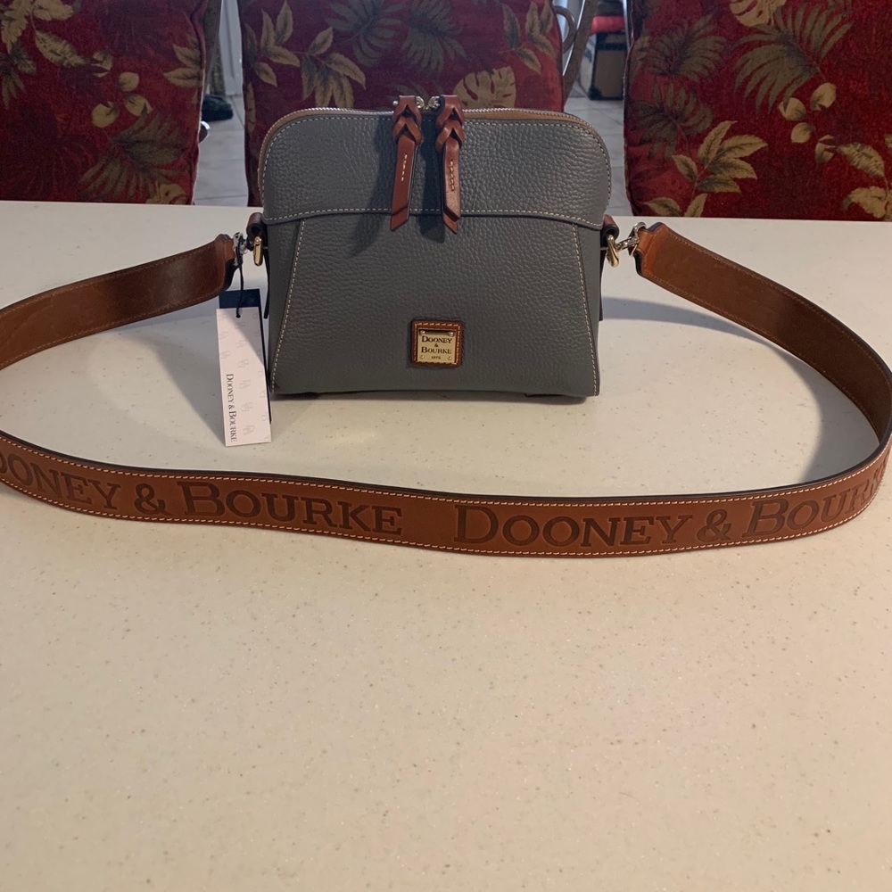 Dooney Cameron Slate Guitar Strap Crossbody